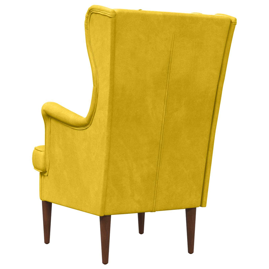 Fauteuil Geel Fluweel