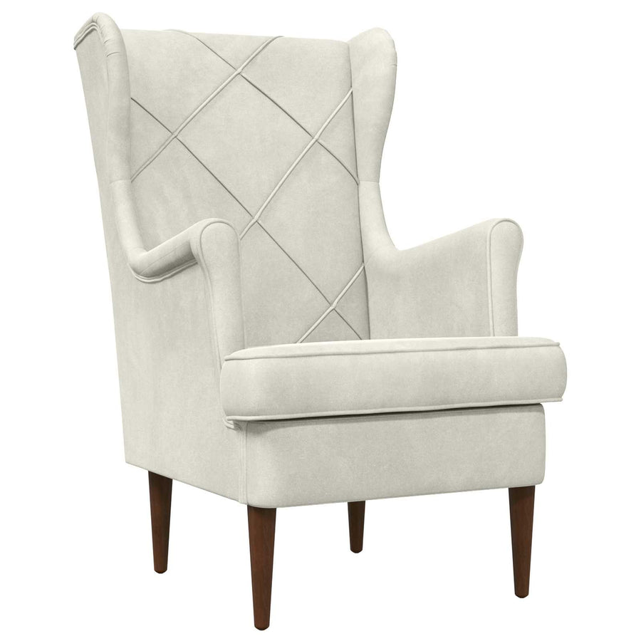 Fauteuil Crème Fluweel