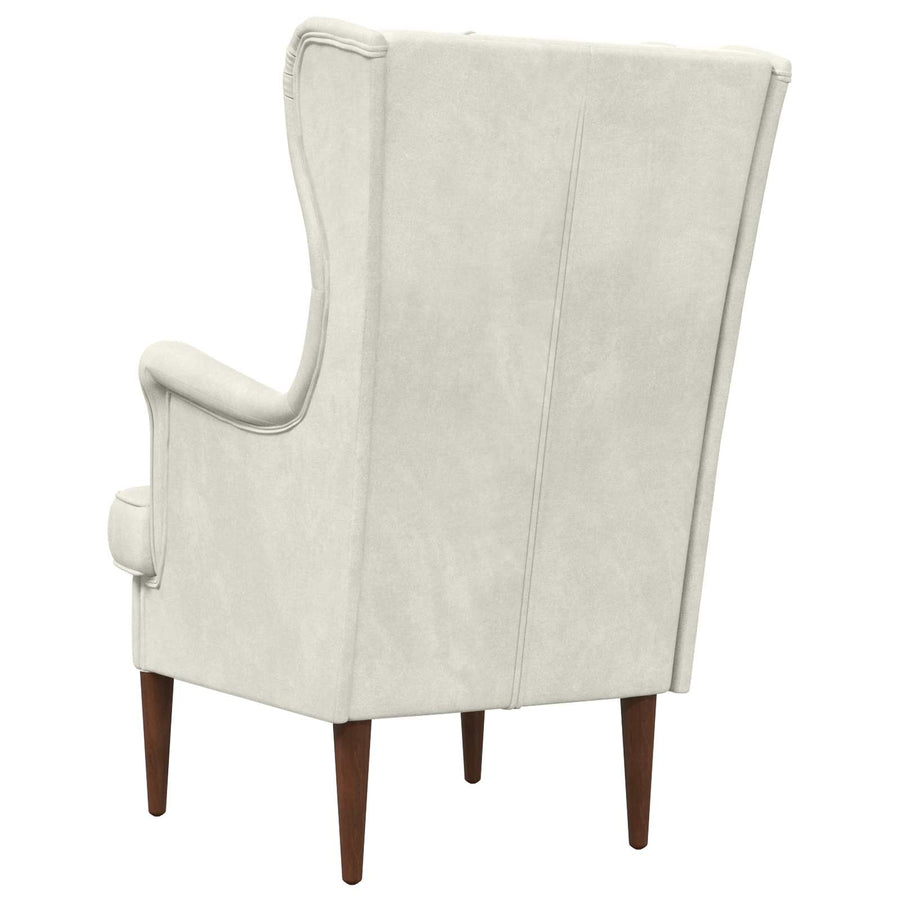 Fauteuil Crème Fluweel