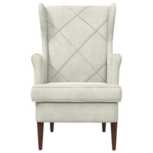 Fauteuil Crème Fluweel