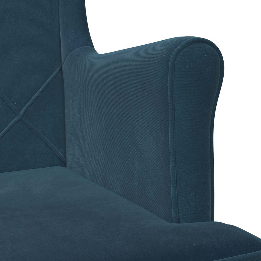 Fauteuil Blauw Fluweel