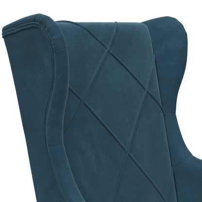 Fauteuil Blauw Fluweel