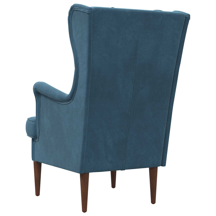 Fauteuil Blauw Fluweel
