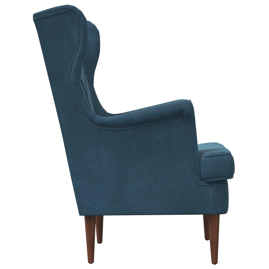 Fauteuil Blauw Fluweel