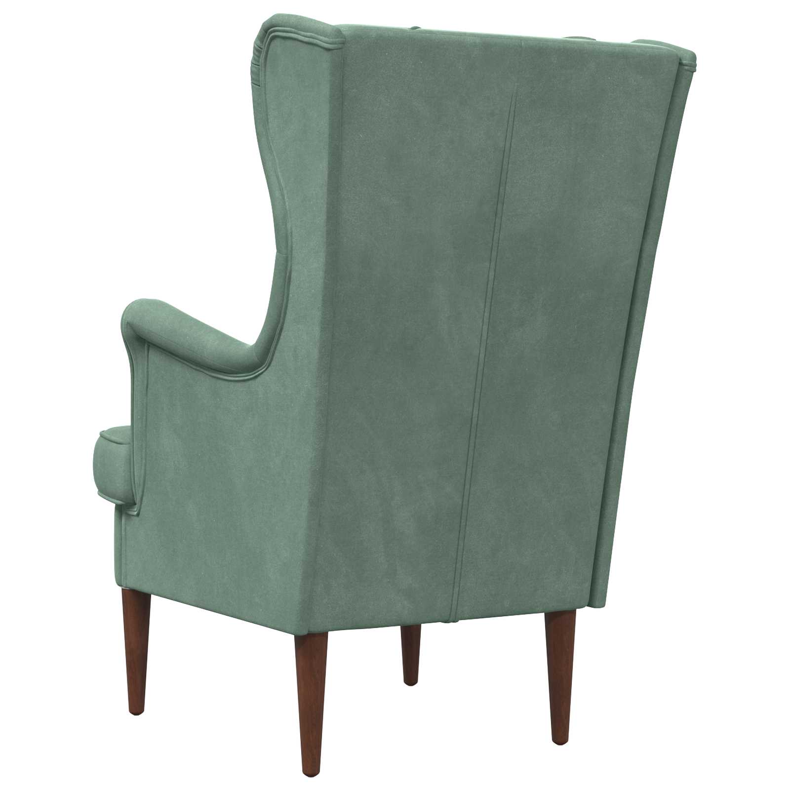 Fauteuil Zeegroen Fluweel