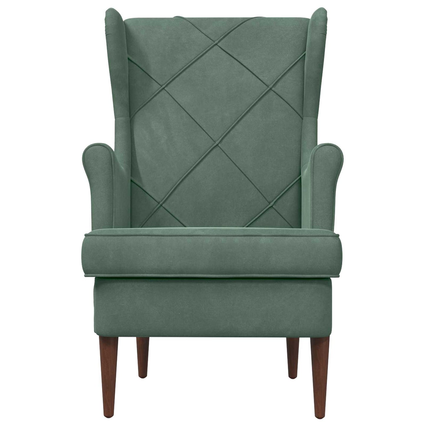 Fauteuil Zeegroen Fluweel