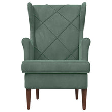 Fauteuil Zeegroen Fluweel