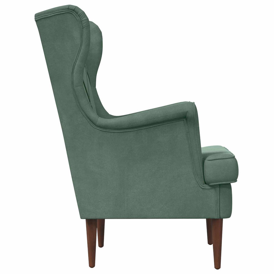 Fauteuil Zeegroen Fluweel
