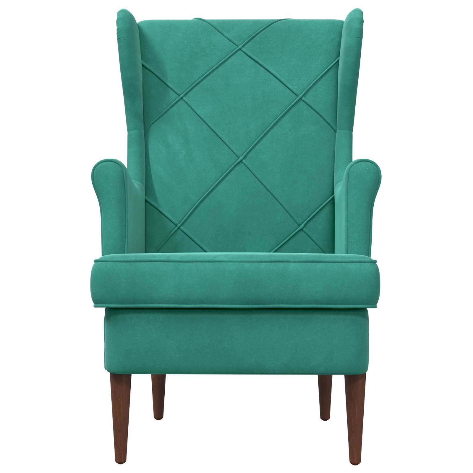 Fauteuil Turquoise Fluweel