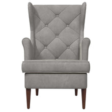 Fauteuil Lichtgrijs Fluweel