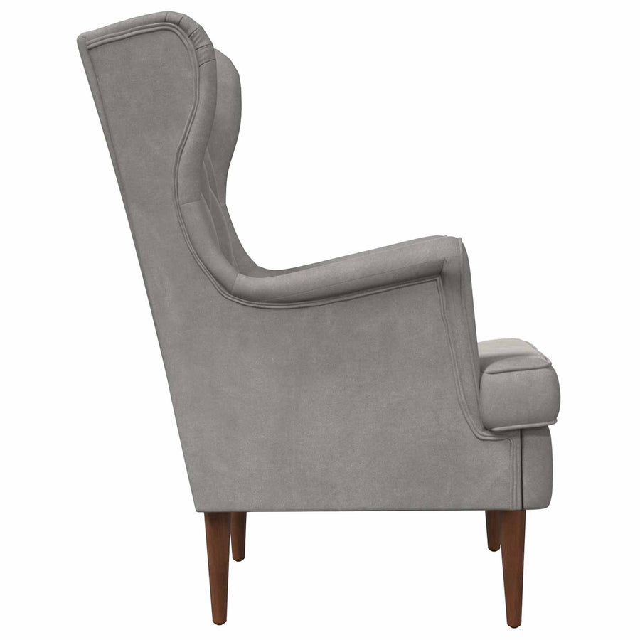 Fauteuil Lichtgrijs Fluweel