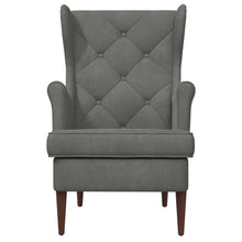 Fauteuil Donkergrijs Fluweel