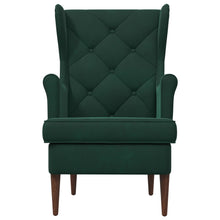 Fauteuil Donkergroen Fluweel