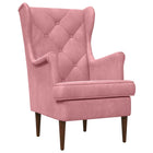 Armchair Pink Velvet