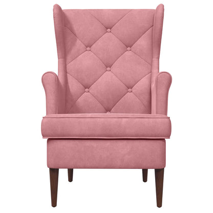 Fauteuil Roze Fluweel