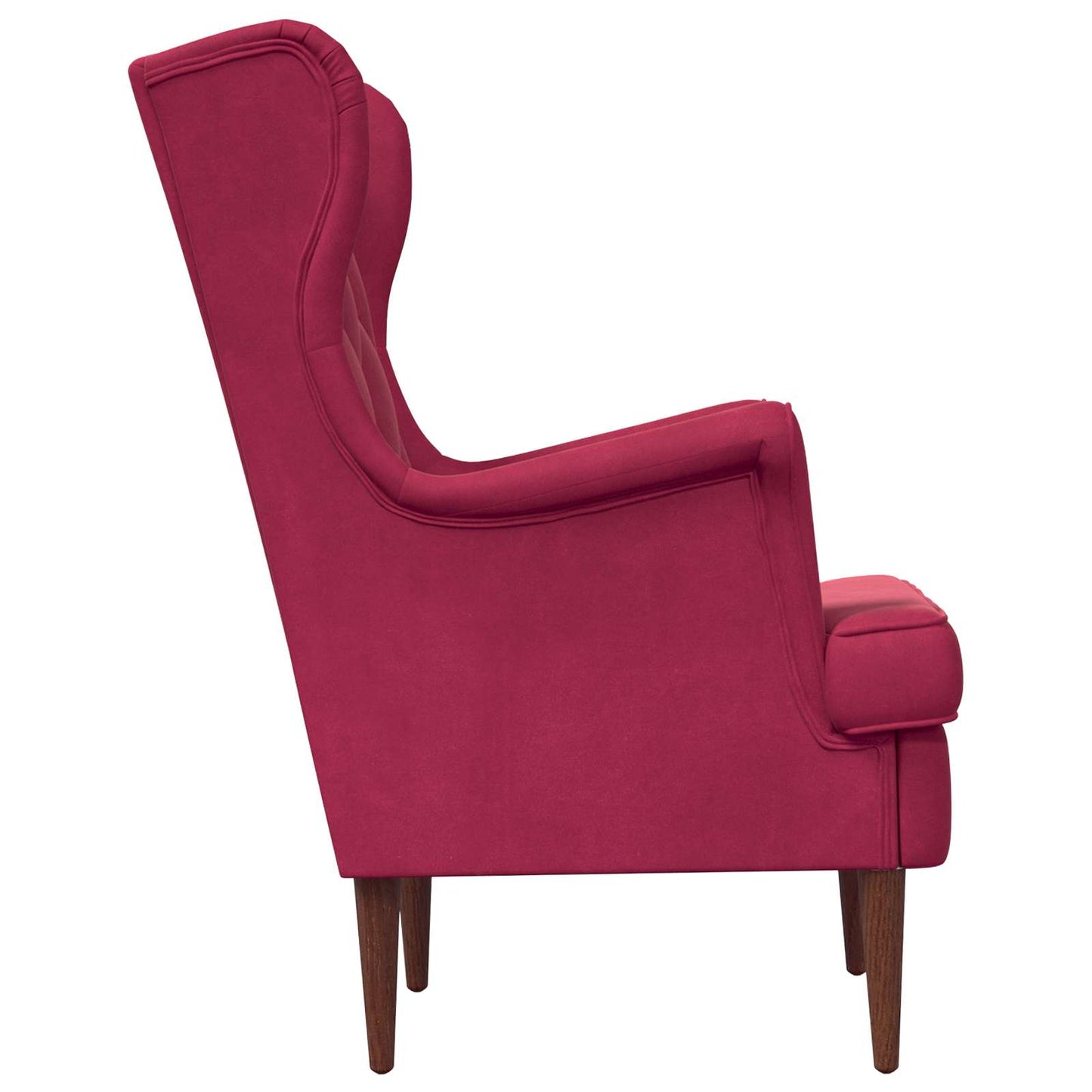 Fauteuil Wijnrood Fluweel