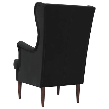 Fauteuil Zwart Fluweel
