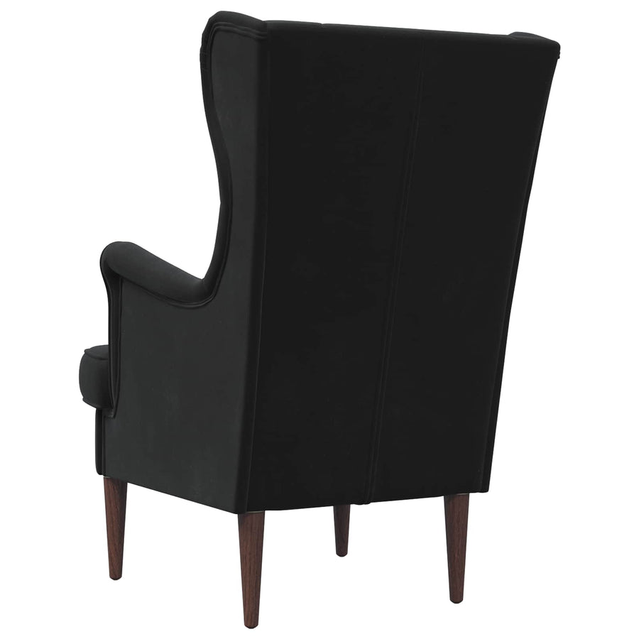 Fauteuil Zwart Fluweel