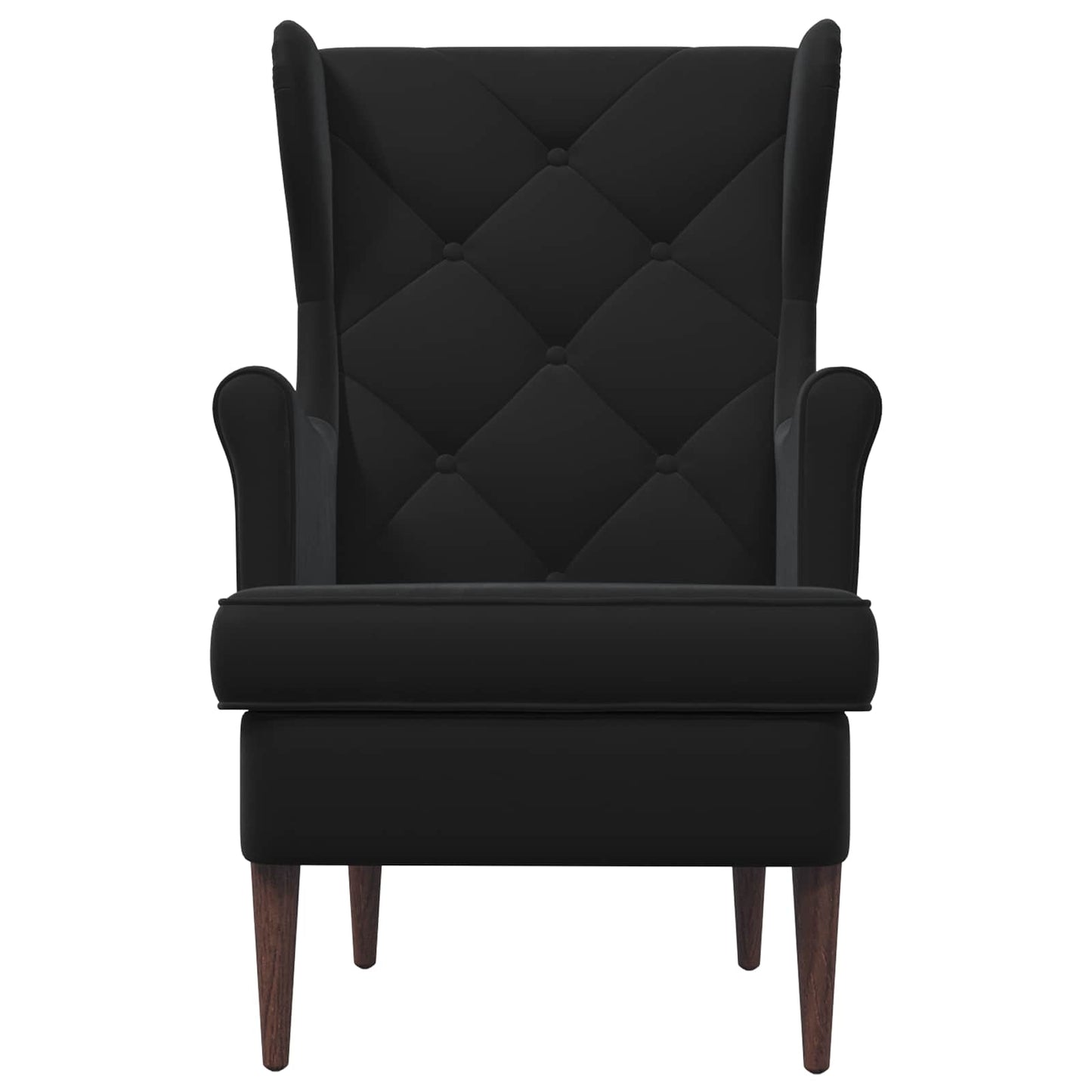 Fauteuil Zwart Fluweel