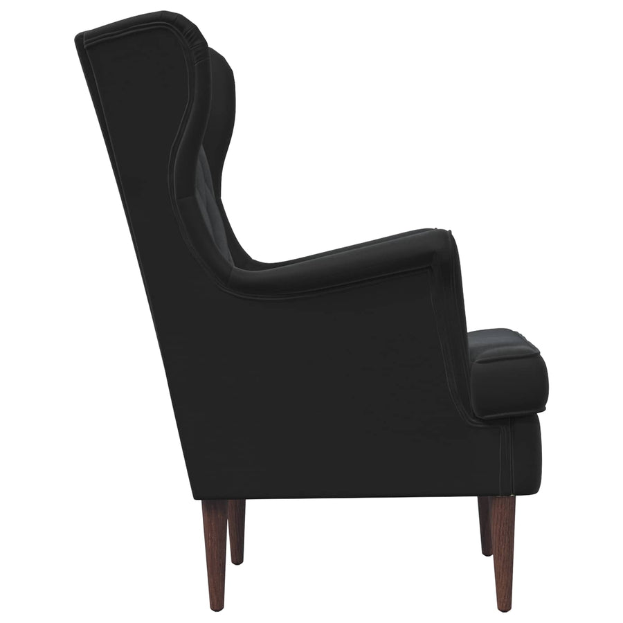 Fauteuil Zwart Fluweel