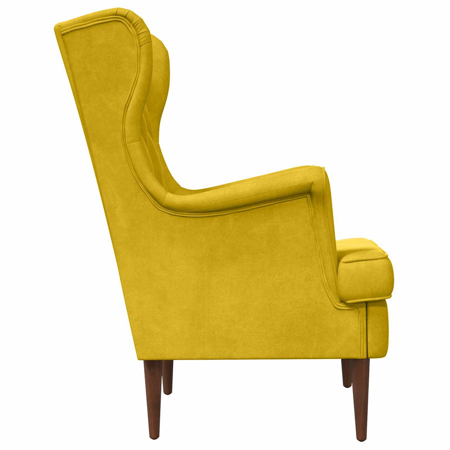 Fauteuil Geel Fluweel