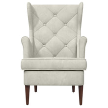 Fauteuil Crème Fluweel