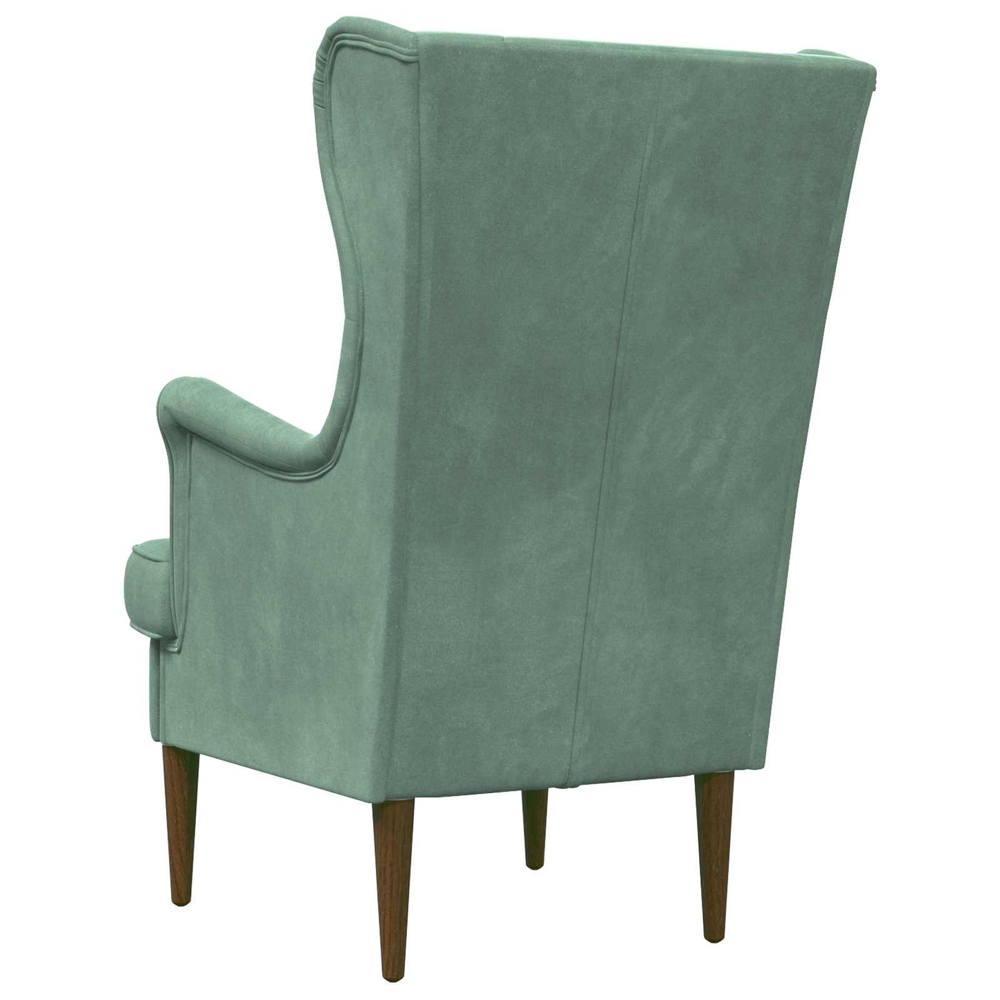 Fauteuil Zeegroen Fluweel