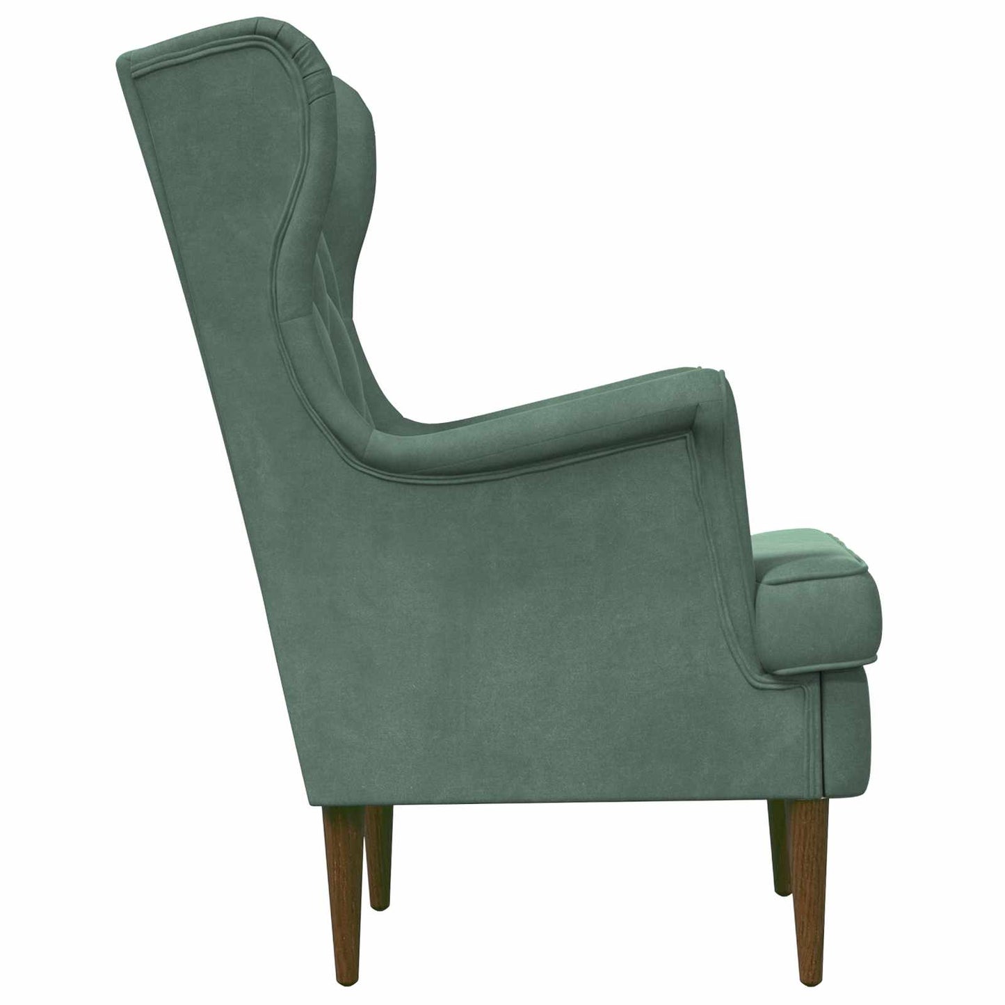 Fauteuil Zeegroen Fluweel