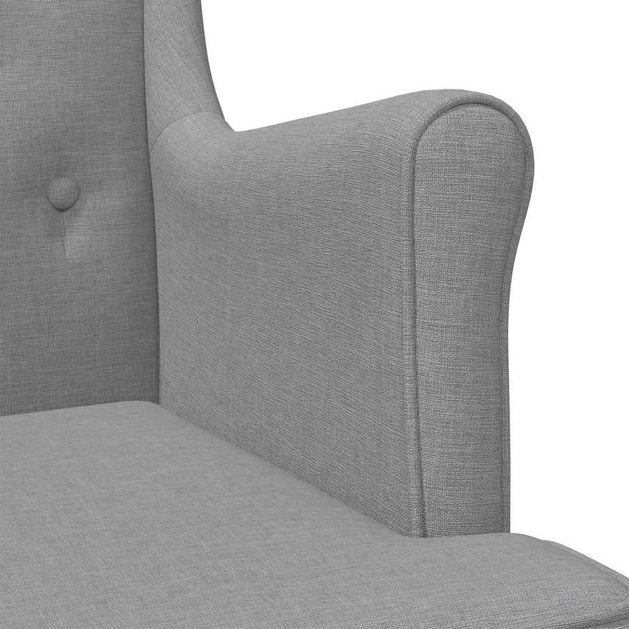Fauteuil Lichtgrijs Stof