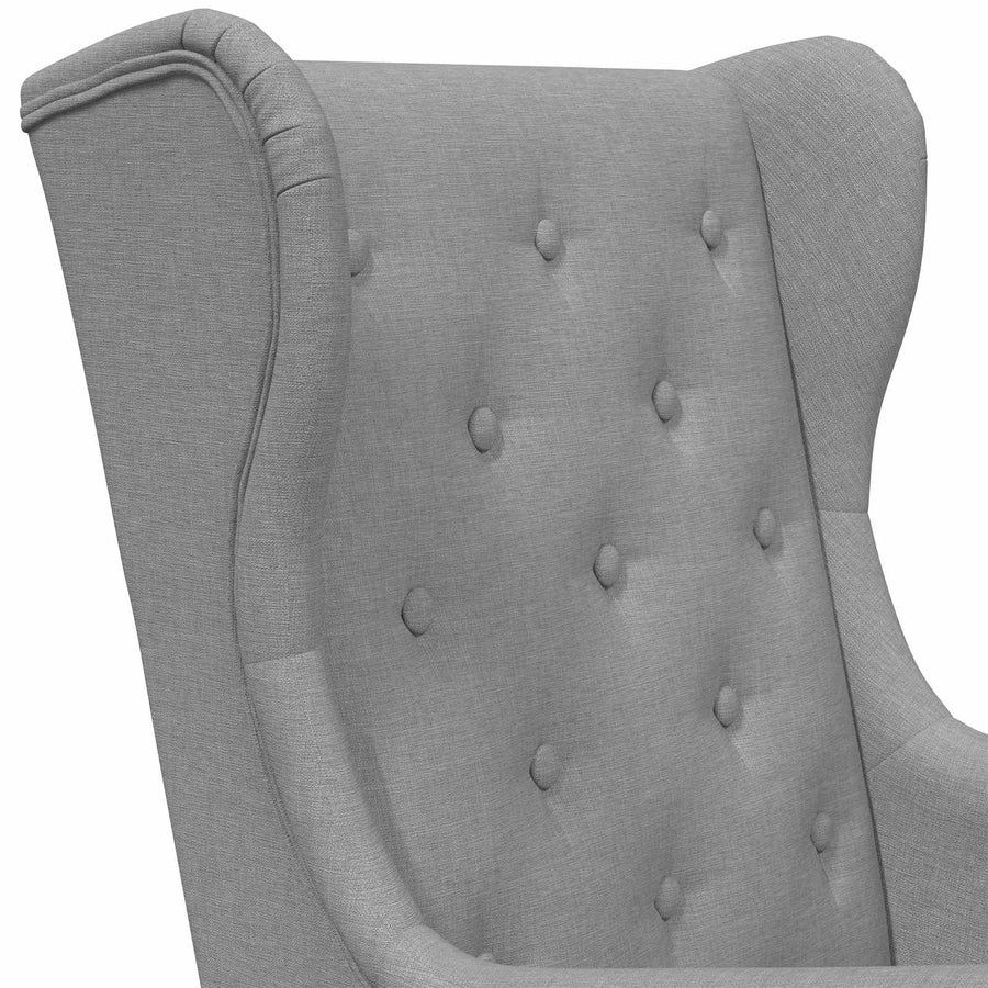 Fauteuil Lichtgrijs Stof