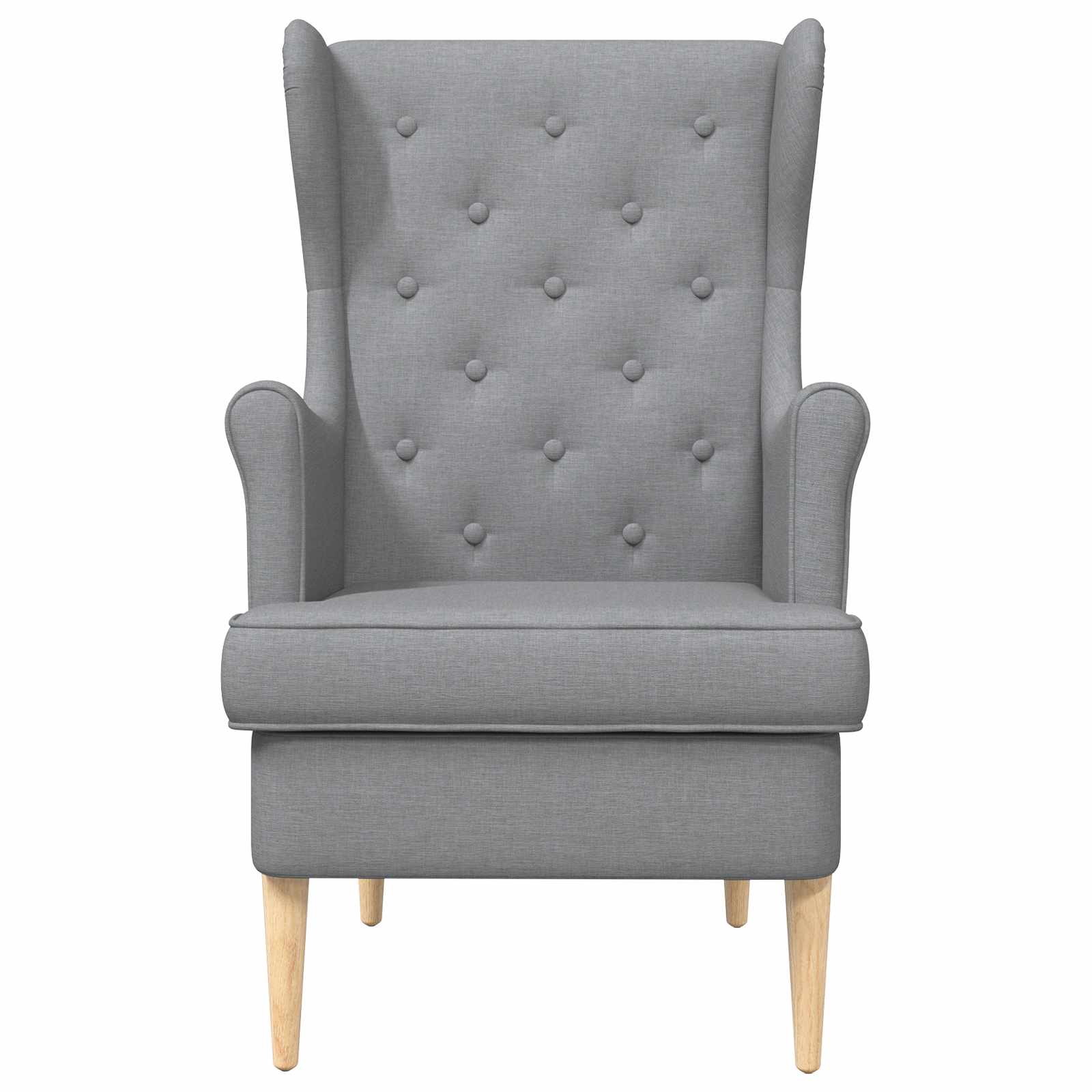 Fauteuil Lichtgrijs Stof