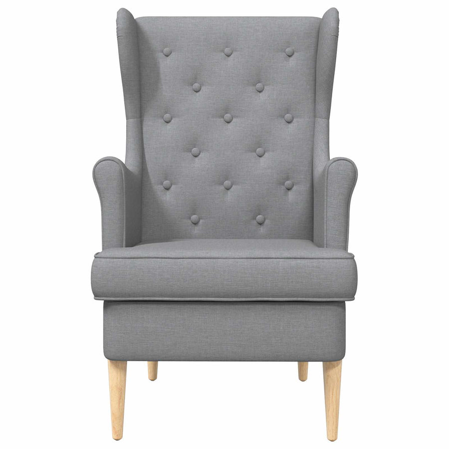 Fauteuil Lichtgrijs Stof