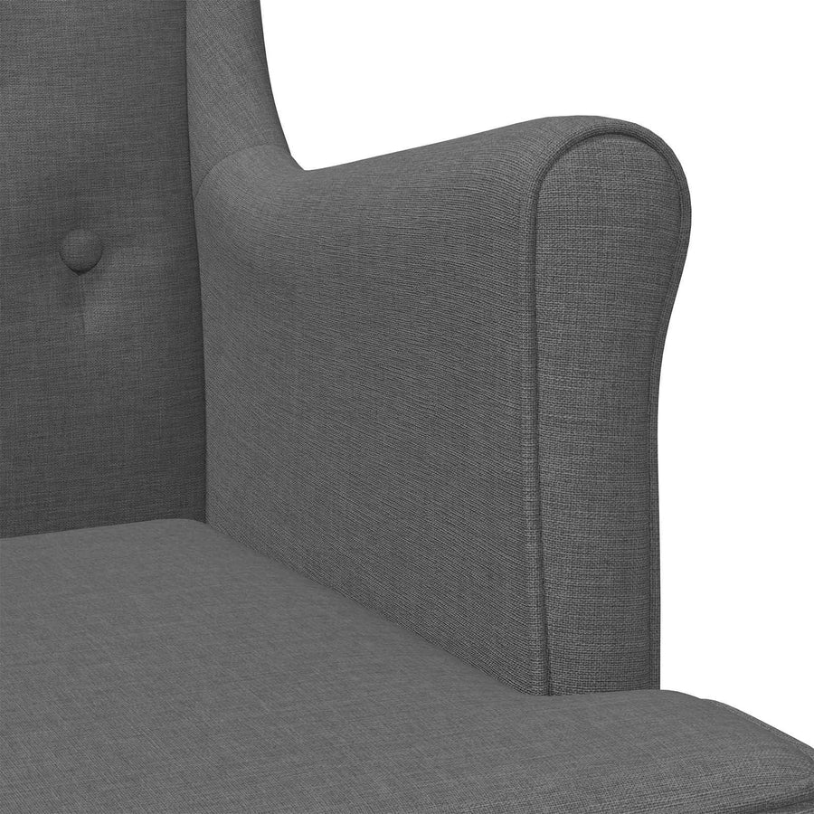 Fauteuil Donkergrijs Stof