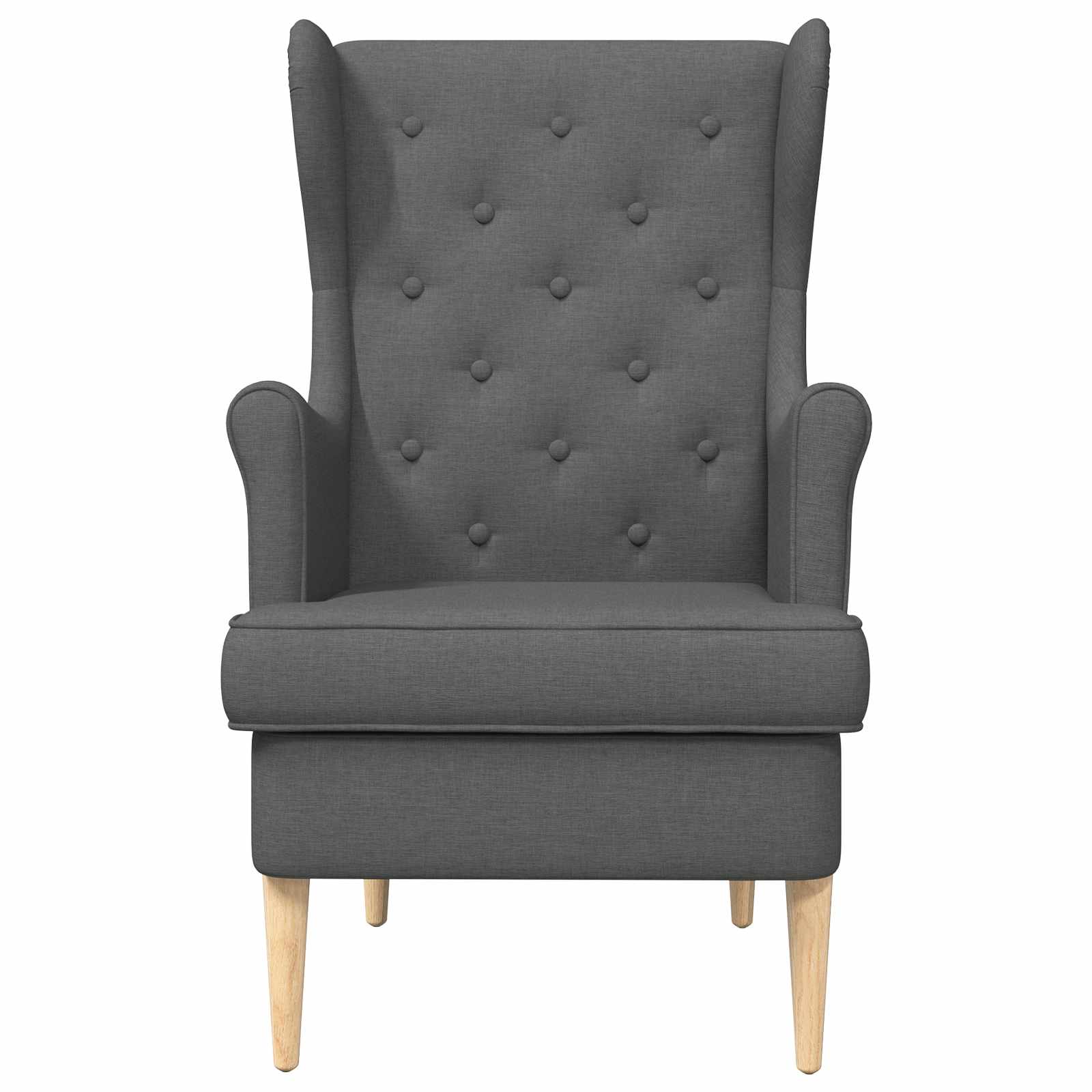 Fauteuil Donkergrijs Stof
