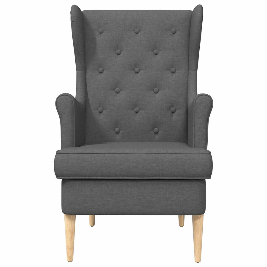 Fauteuil Donkergrijs Stof