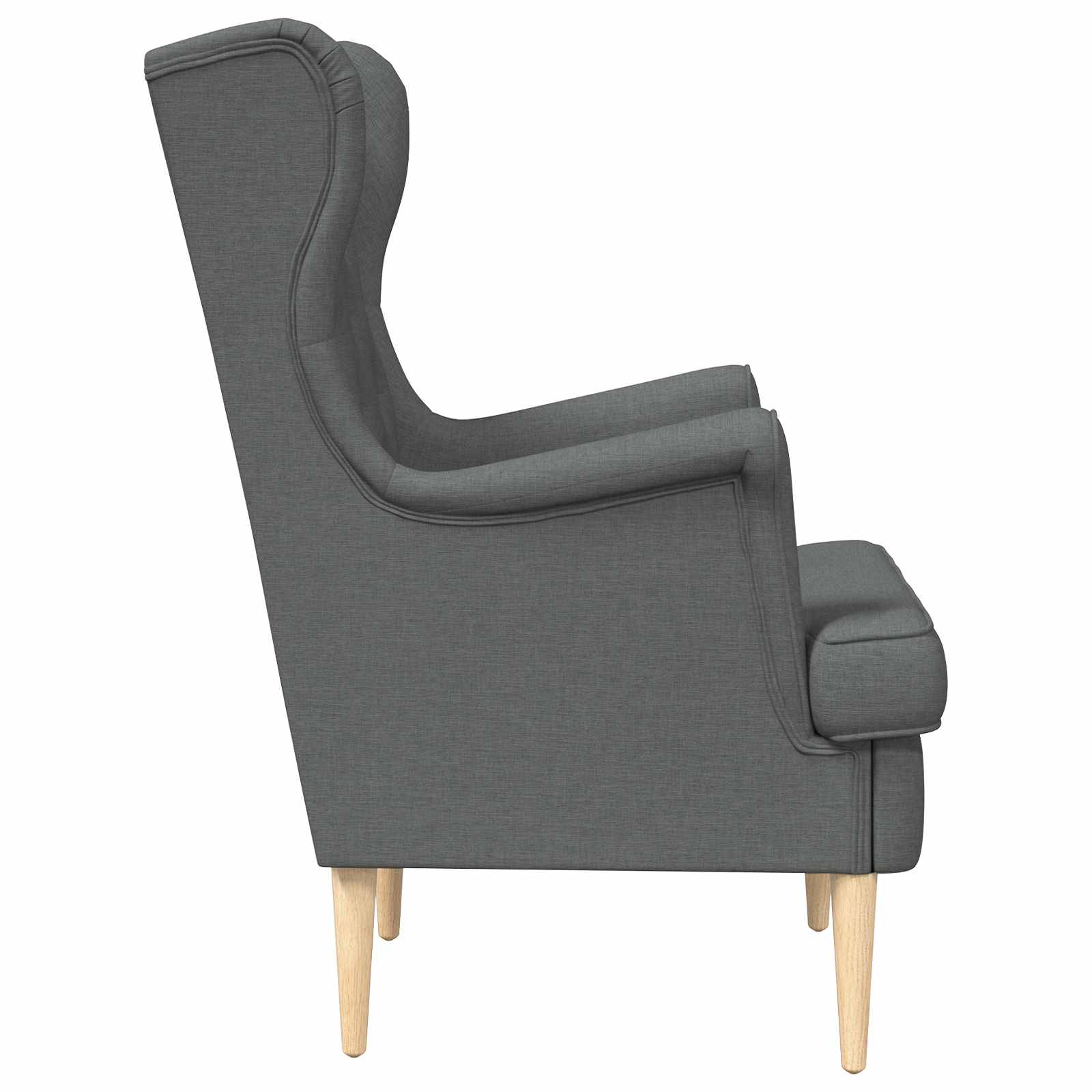 Fauteuil Donkergrijs Stof