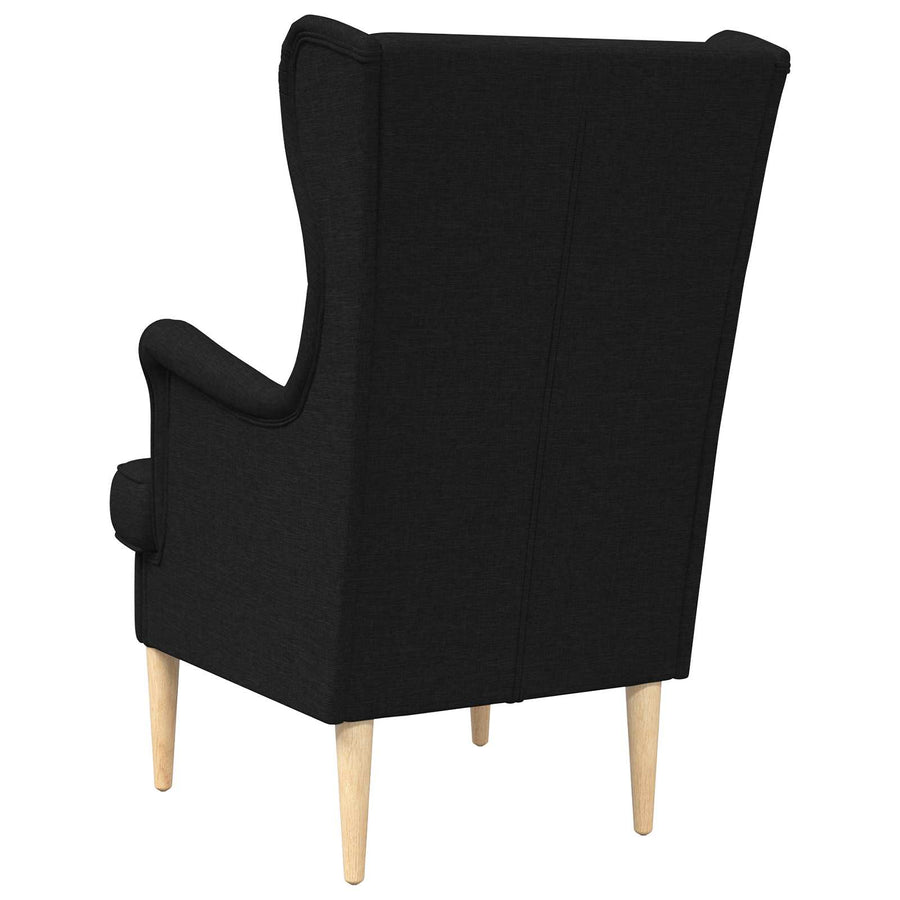 Fauteuil Zwart Stof