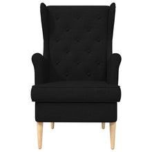 Fauteuil Zwart Stof