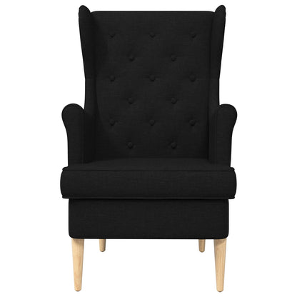 Fauteuil Zwart Stof