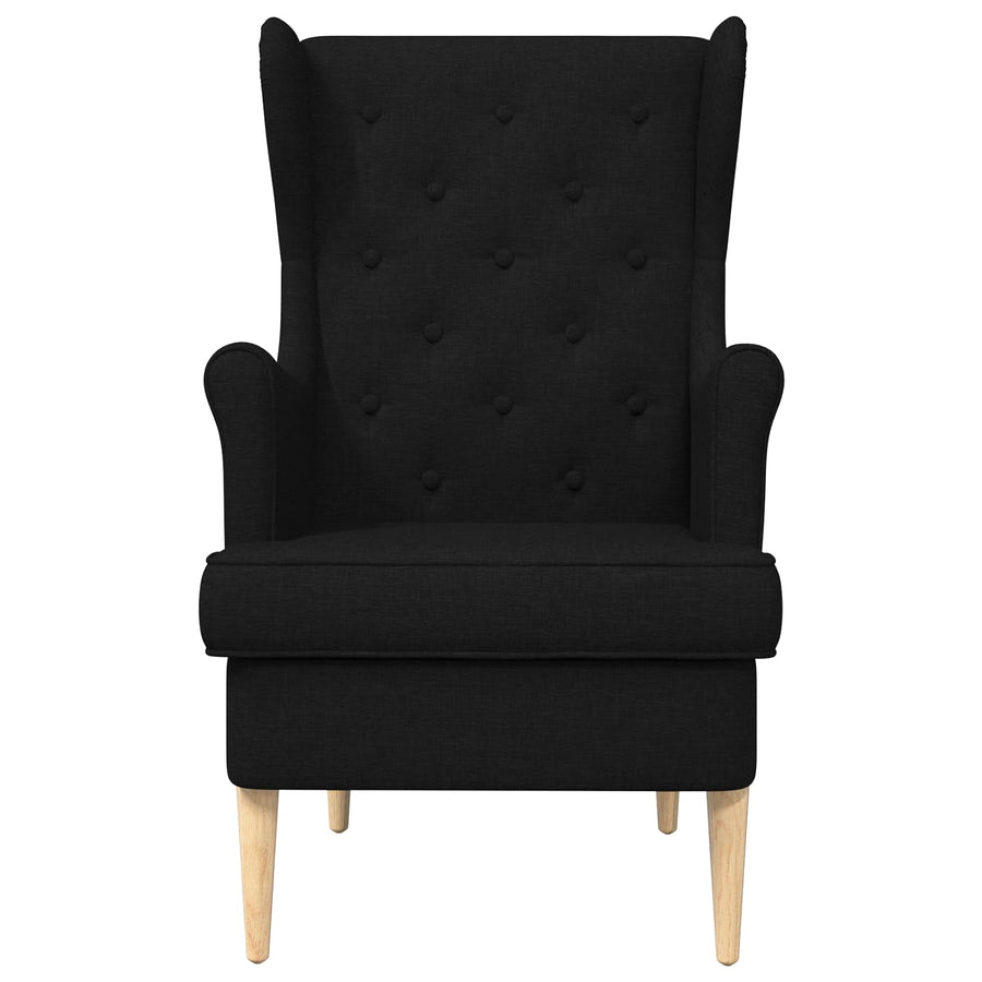 Fauteuil Zwart Stof