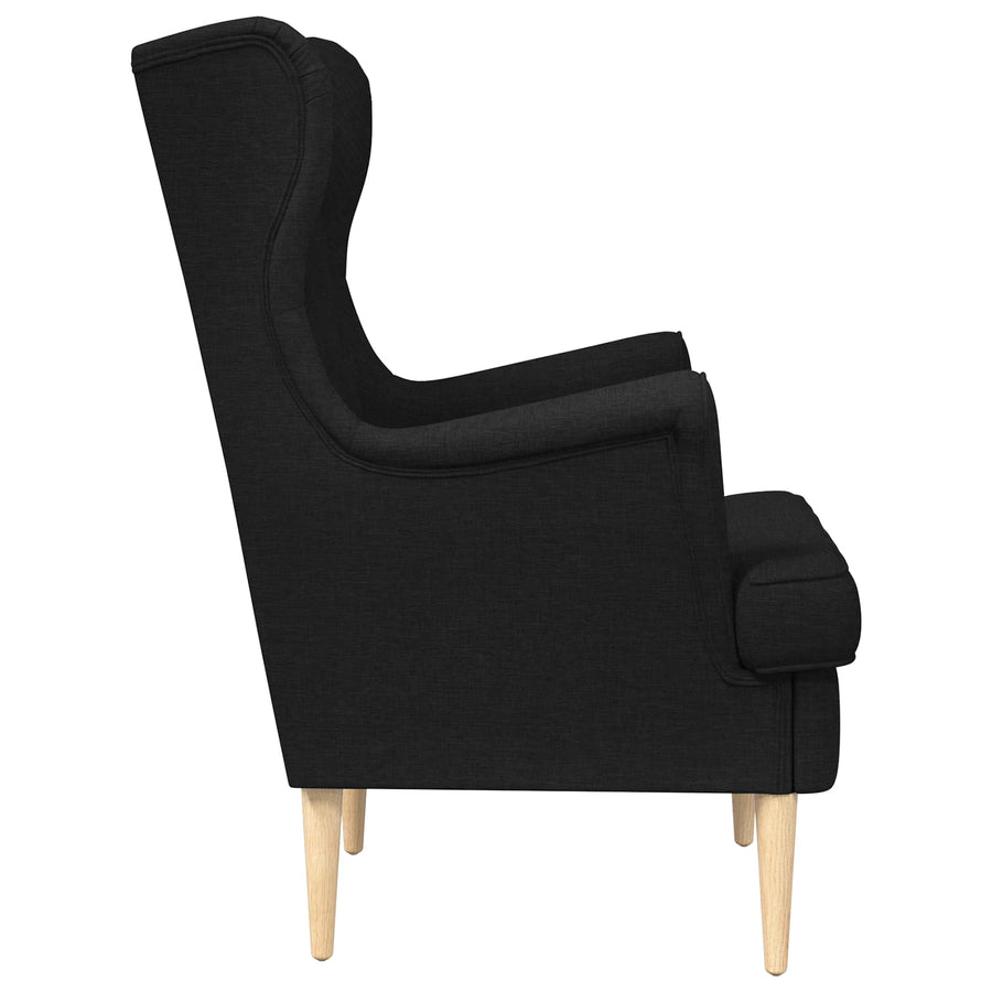 Fauteuil Zwart Stof