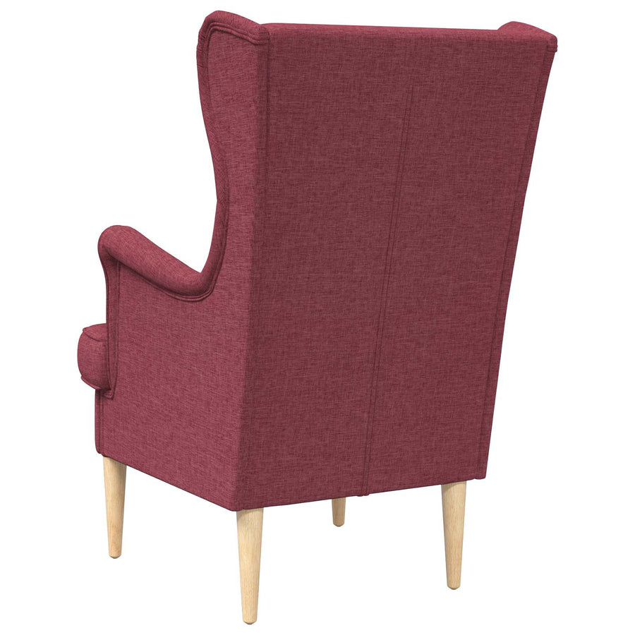 Fauteuil Wijnrood Stof