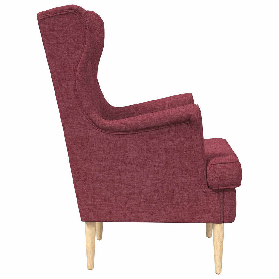 Fauteuil Wijnrood Stof