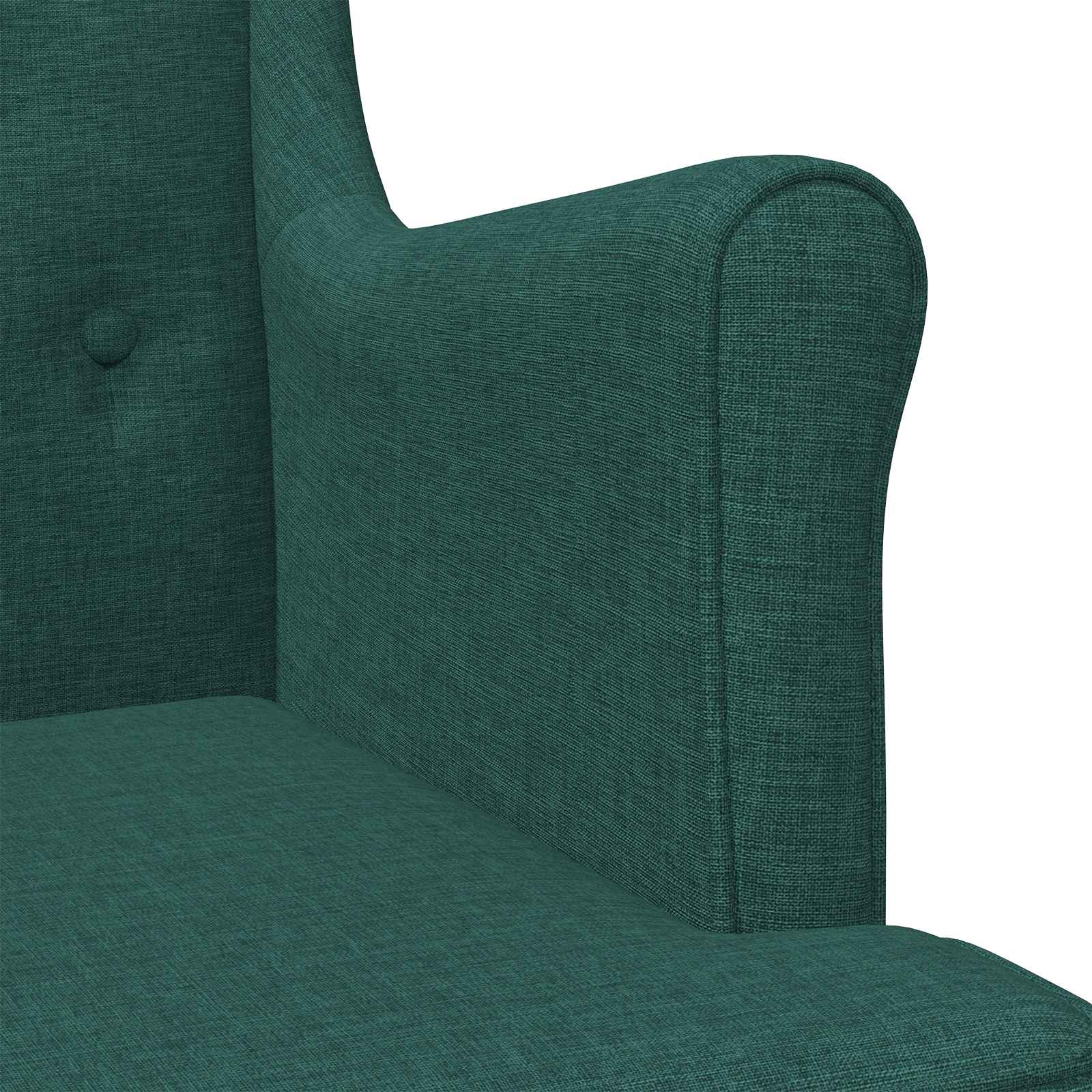 Fauteuil Donkergroen Stof