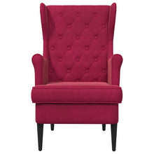 Fauteuil Wijnrood Fluweel