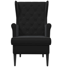 Fauteuil Zwart Fluweel