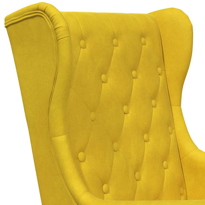 Fauteuil Geel Fluweel