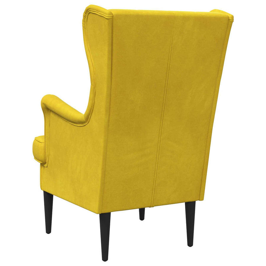 Fauteuil Geel Fluweel