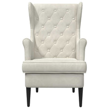 Fauteuil Crème Fluweel