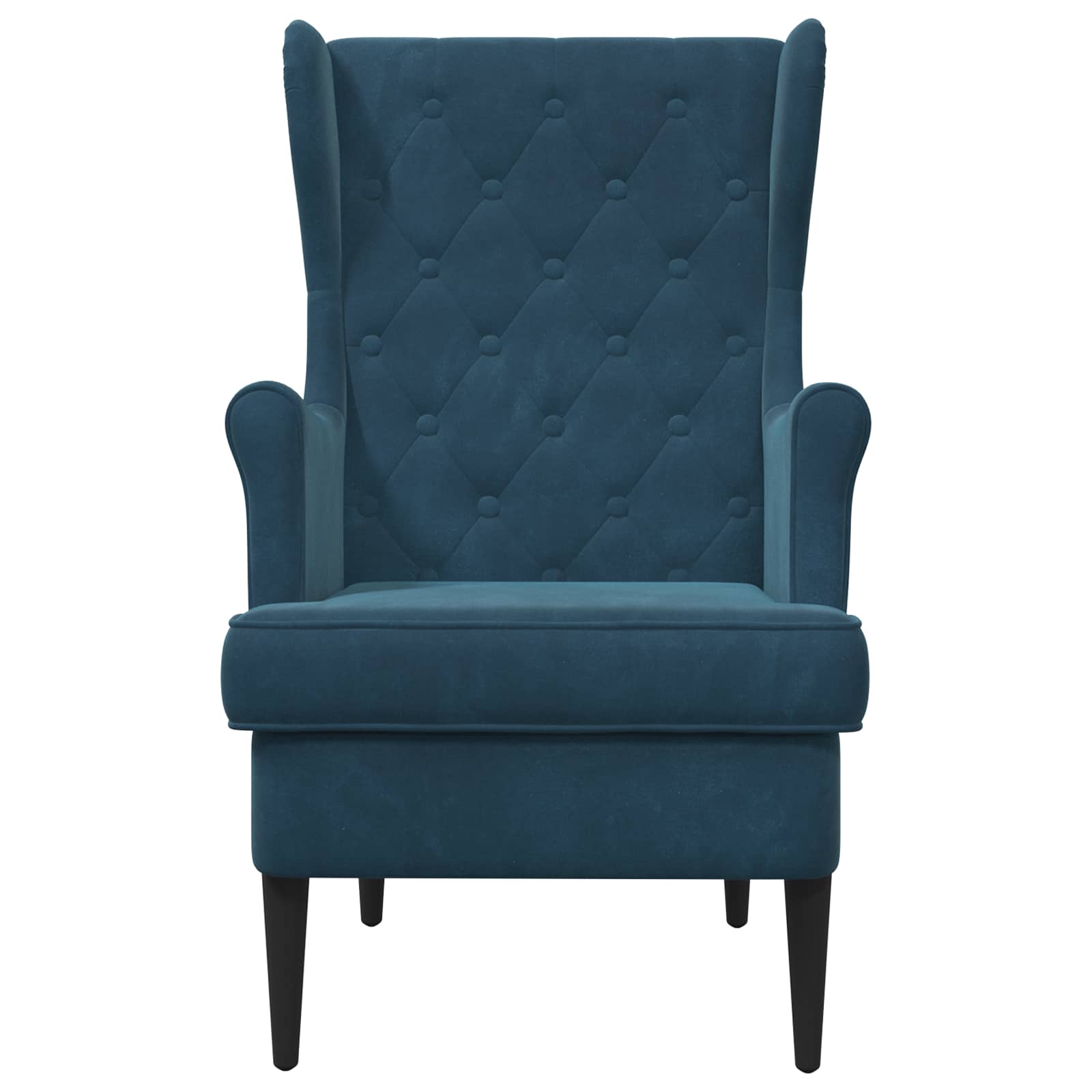 Fauteuil Blauw Fluweel